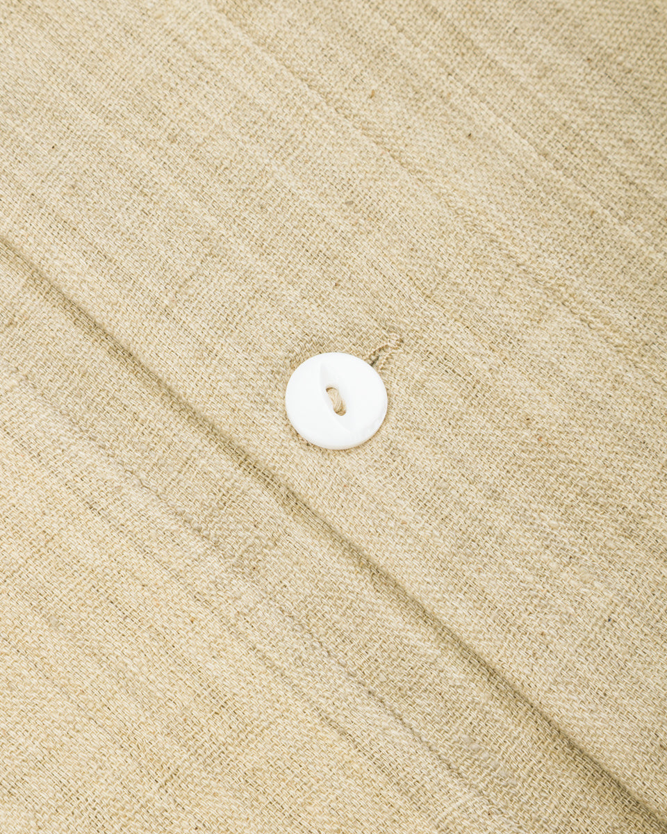 Indi + Ash Lake Camp Shirt - Handwoven Kala Cotton Soft Olive - Standard & Strange