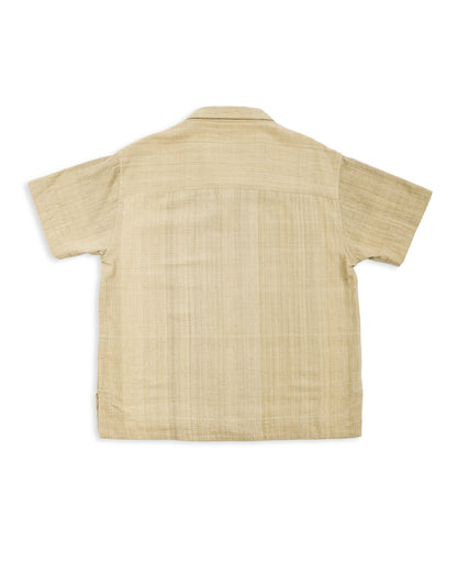 Indi + Ash Lake Camp Shirt - Handwoven Kala Cotton Soft Olive - Standard & Strange