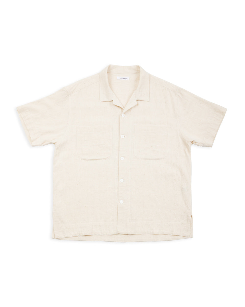 Indi + Ash Lake Camp Shirt - Natural Kala Cotton - Standard & Strange