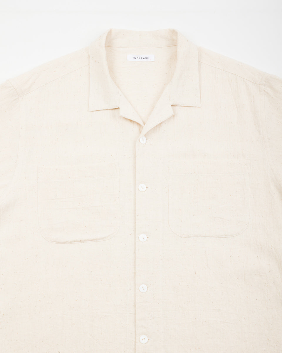 Indi + Ash Lake Camp Shirt - Natural Kala Cotton - Standard & Strange