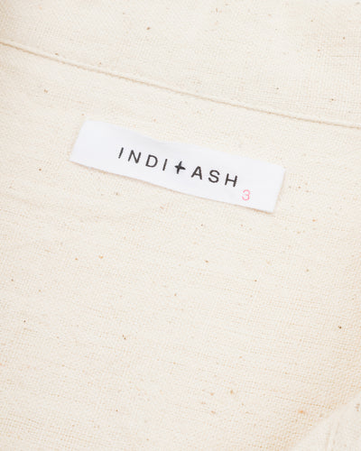 Indi + Ash Lake Camp Shirt - Natural Kala Cotton - Standard & Strange