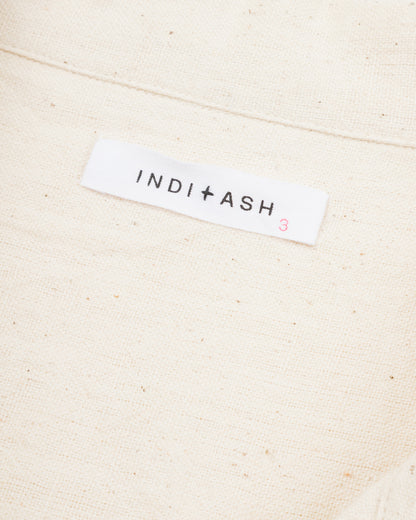 Indi + Ash Lake Camp Shirt - Natural Kala Cotton - Standard & Strange