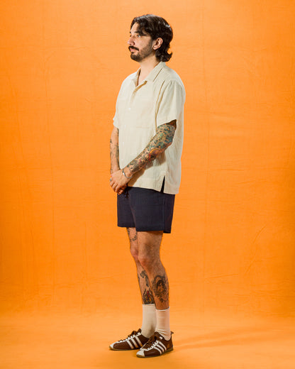 Indi + Ash Lake Camp Shirt - Natural Kala Cotton - Standard & Strange