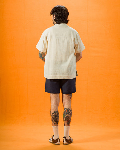 Indi + Ash Lake Camp Shirt - Natural Kala Cotton - Standard & Strange