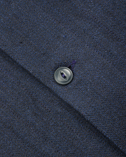 Indi + Ash Lake Camp Shirt Jac - Reversible Handwoven HBT Iron/Indigo - Standard & Strange