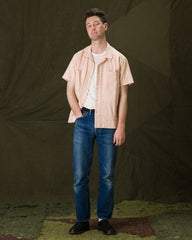 Indi + Ash Lake Camp Shirt Jac - Reversible Sappanwood Pink Bold Stripe - Standard & Strange