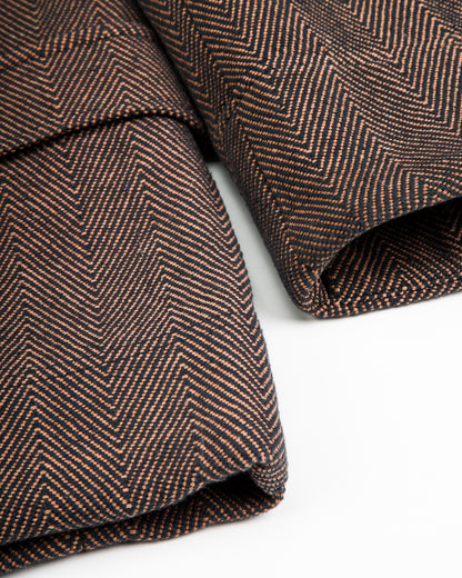 Indi + Ash Loft Peacoat - Handwoven Iron/Cutch Brick HB - Standard & Strange