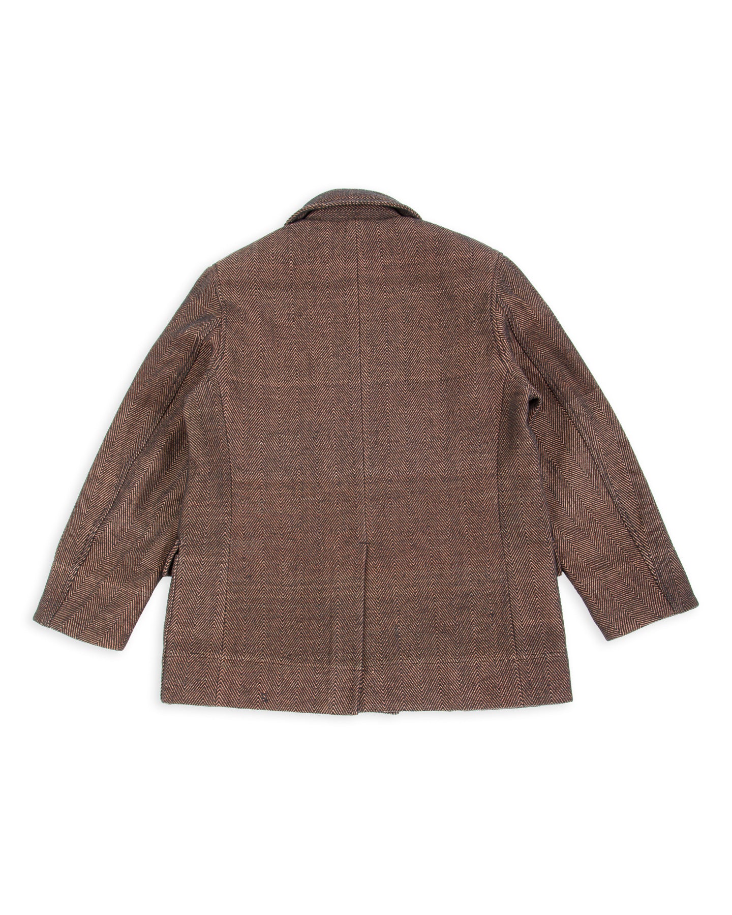 Loft Peacoat - Handwoven Iron/Cutch Brick HB – Standard & Strange