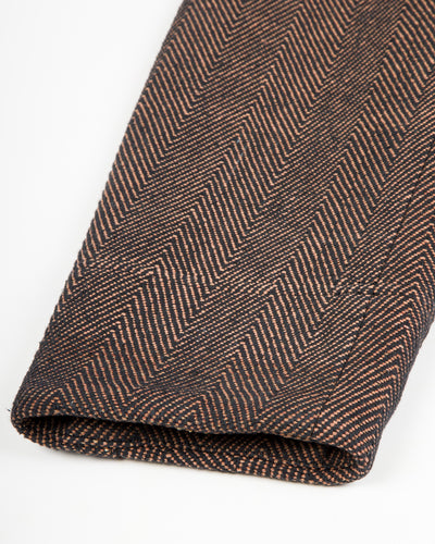 Indi + Ash Loft Peacoat - Handwoven Iron/Cutch Brick HB - Standard & Strange