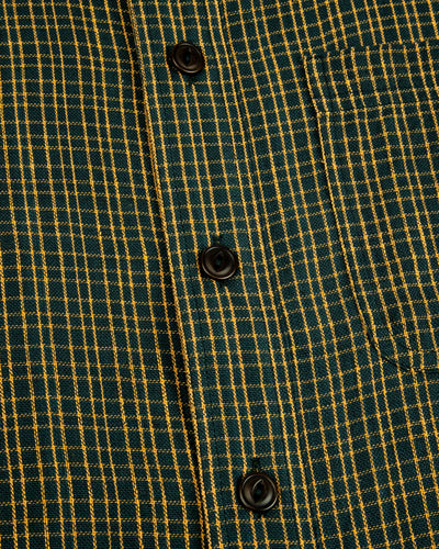 Indi + Ash Marc Shirt - Forest/Osage Orange Kala Cotton Gingham - Standard & Strange