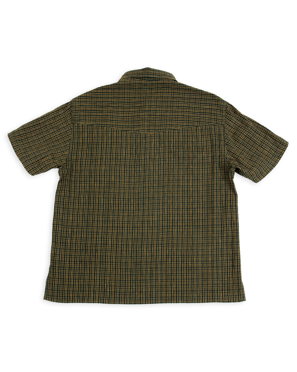 Indi + Ash Marc Shirt - Forest/Osage Orange Kala Cotton Gingham - Standard & Strange