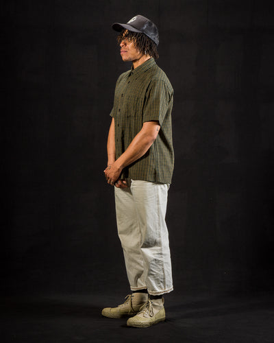 Indi + Ash Marc Shirt - Forest/Osage Orange Kala Cotton Gingham - Standard & Strange