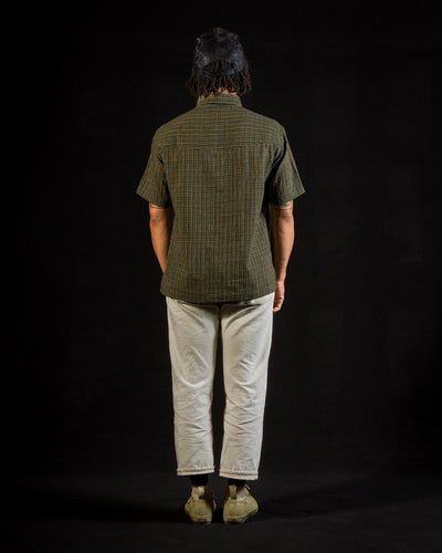 Indi + Ash Marc Shirt - Forest/Osage Orange Kala Cotton Gingham - Standard & Strange