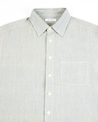 Indi + Ash Marc Shirt - Indigo/Natural Kala Cotton - Standard & Strange