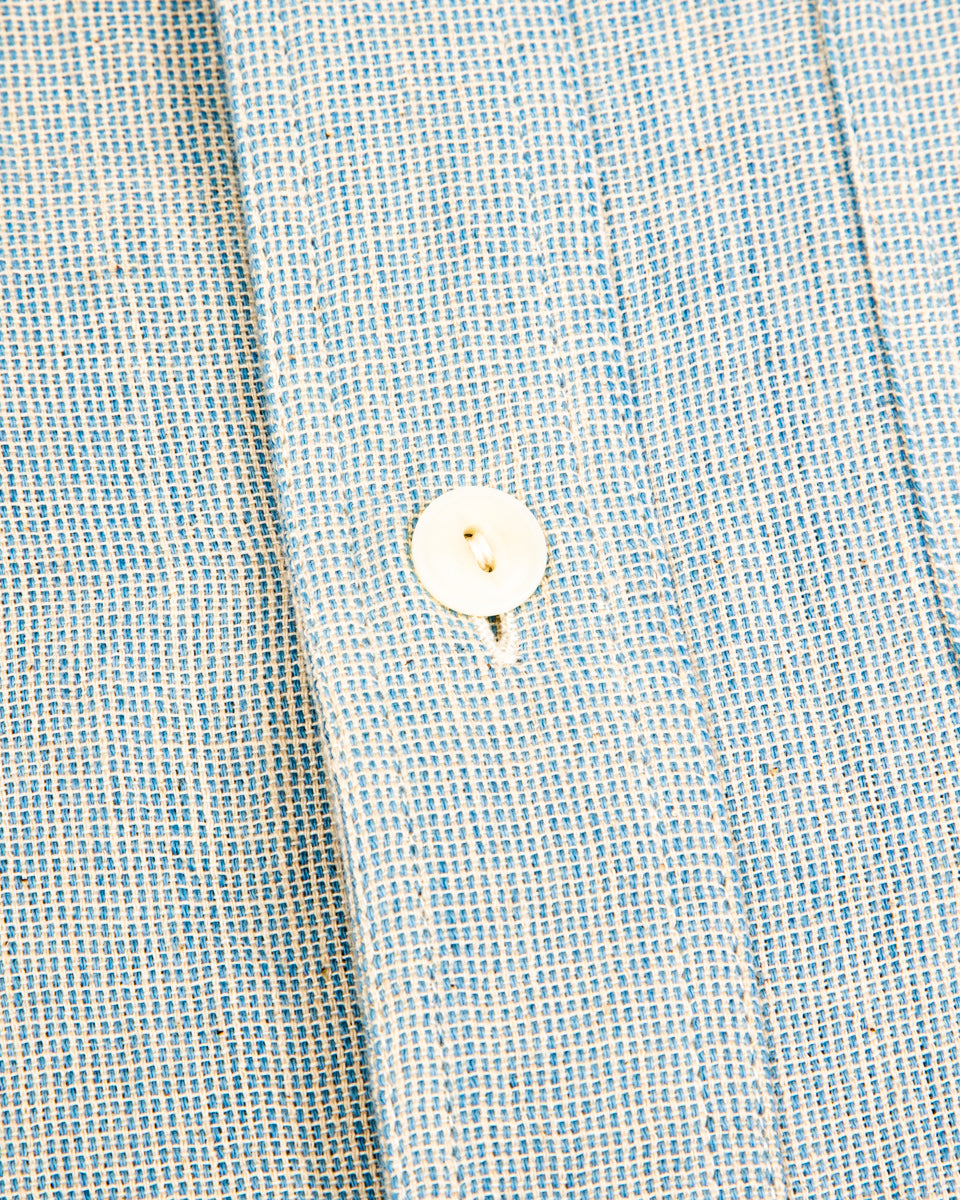 Indi + Ash Marc Shirt - Indigo/Natural Kala Cotton - Standard & Strange