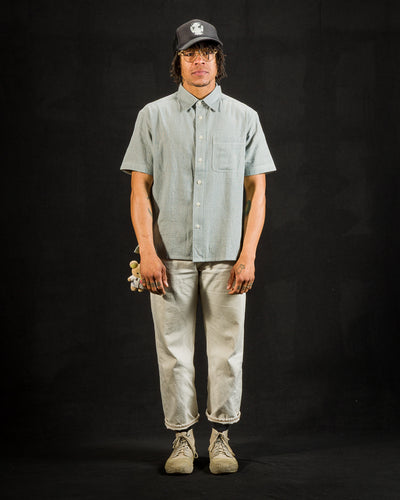 Indi + Ash Marc Shirt - Indigo/Natural Kala Cotton - Standard & Strange