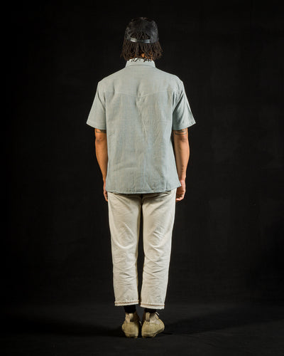 Indi + Ash Marc Shirt - Indigo/Natural Kala Cotton - Standard & Strange