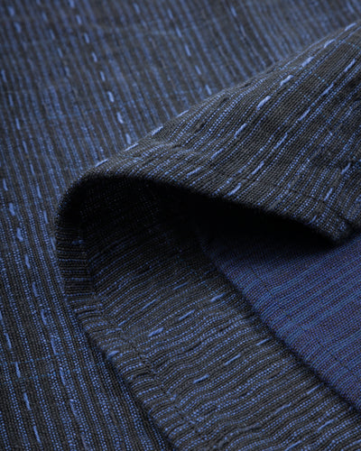 Indi + Ash Matty Overshirt - Patchwork Iron/Indigo Spacedye - Standard & Strange