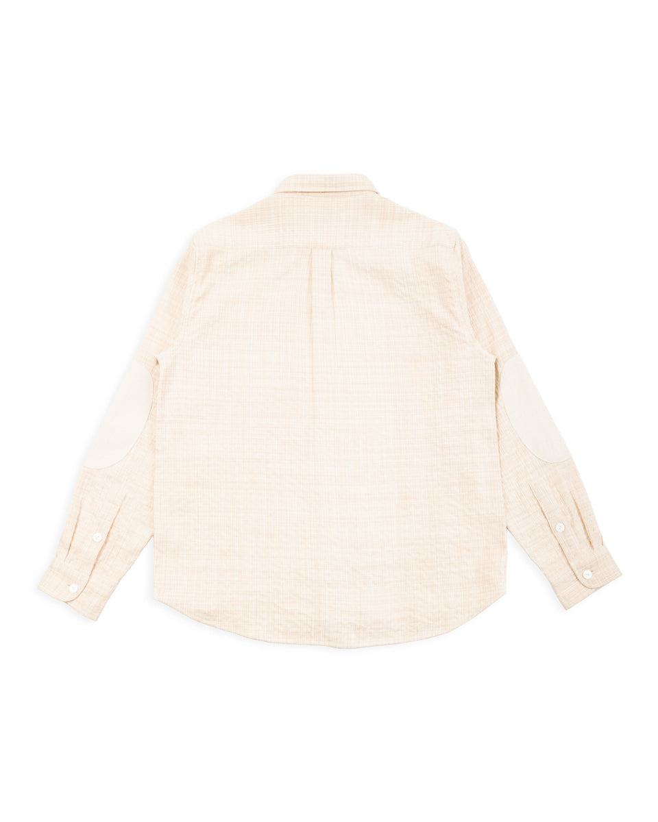 Indi + Ash Matty Overshirt - Patchwork Natural/Oat Spacedye - Standard & Strange