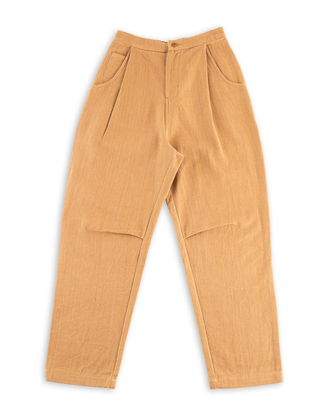 Indi + Ash Nico Pant - Handwoven Cutch Brown Denim - Standard & Strange