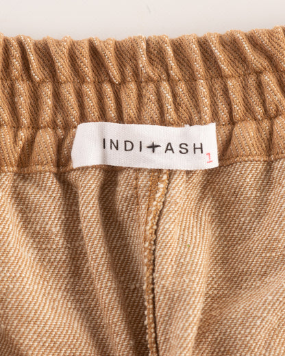 Indi + Ash Nico Pant - Handwoven Cutch Brown Denim - Standard & Strange