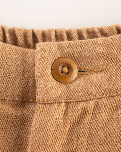 Indi + Ash Nico Pant - Handwoven Cutch Brown Denim - Standard & Strange