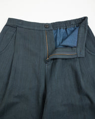 Indi + Ash Nico Pant - Handwoven Iron/Indigo Denim - Standard & Strange