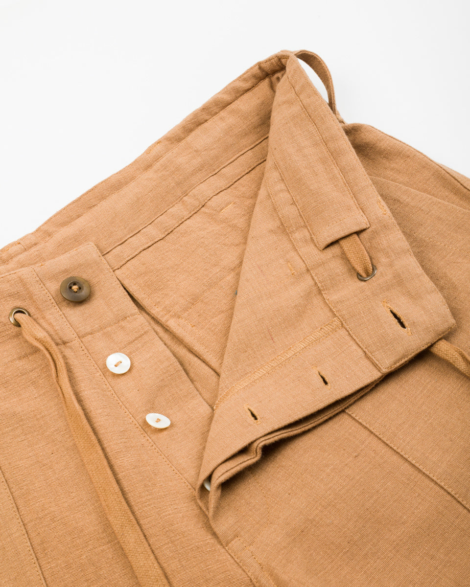 Indi + Ash Obelisk Pant - Cutch Brown Powerloom Canvas - Standard & Strange