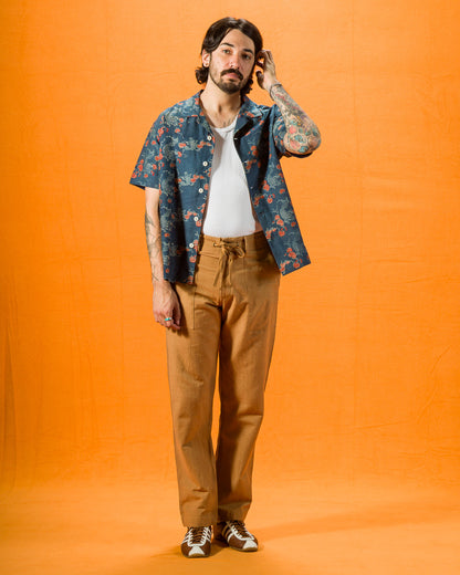 Indi + Ash Obelisk Pant - Cutch Brown Powerloom Canvas - Standard & Strange