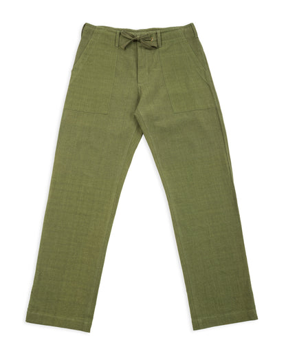 Indi + Ash Obelisk Pant - Forest Green Powerloom Canvas - Standard & Strange
