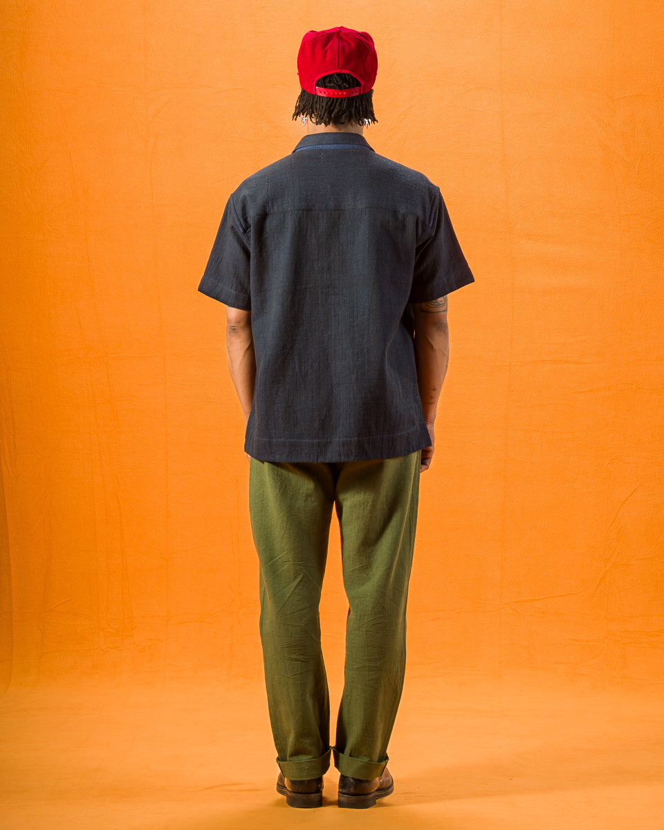 Indi + Ash Obelisk Pant - Forest Green Powerloom Canvas - Standard & Strange
