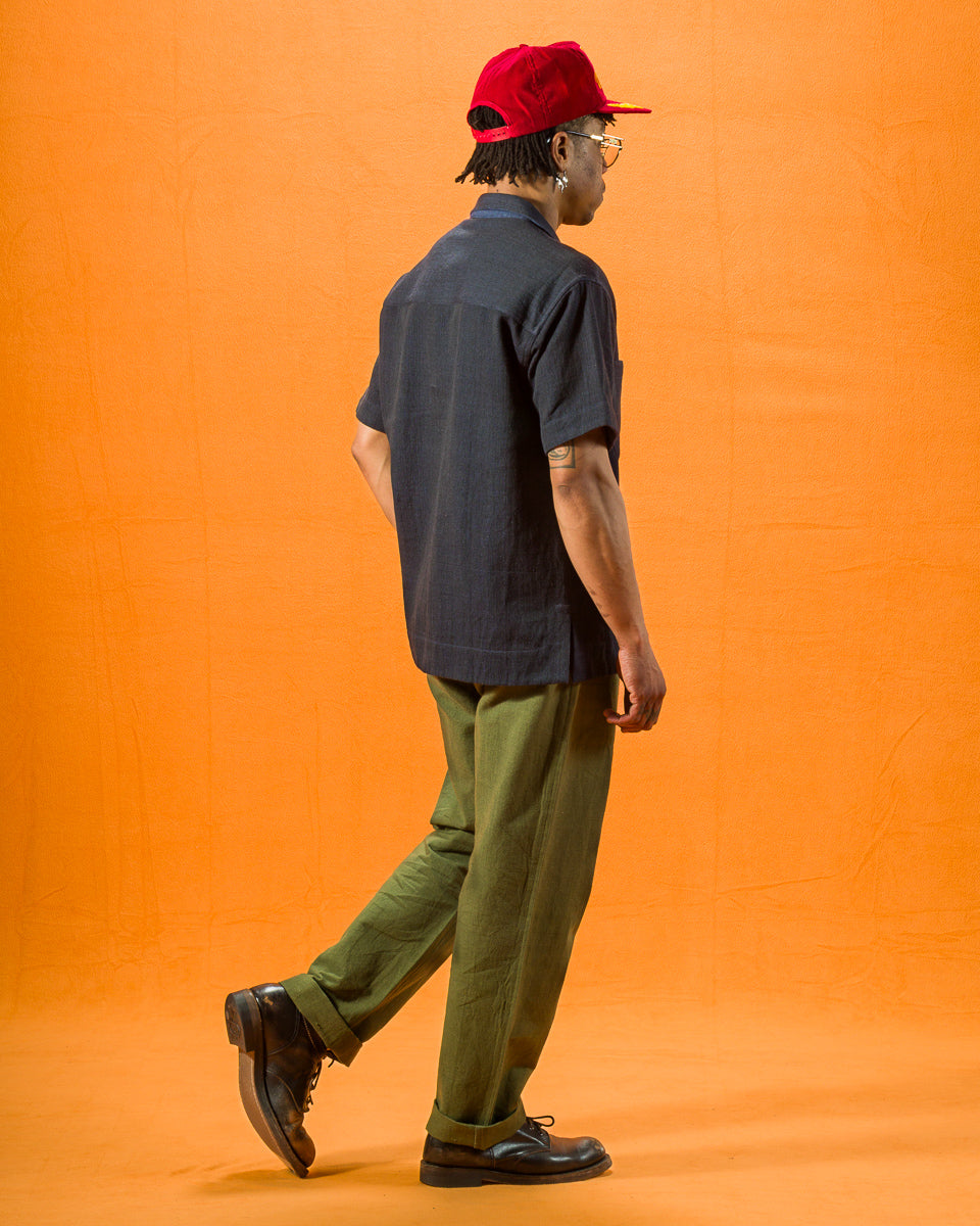 Indi + Ash Obelisk Pant - Forest Green Powerloom Canvas - Standard & Strange