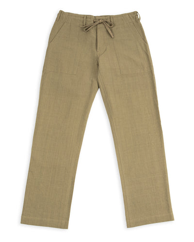 Indi + Ash Obelisk Pant - Sage Powerloom Canvas - Standard & Strange