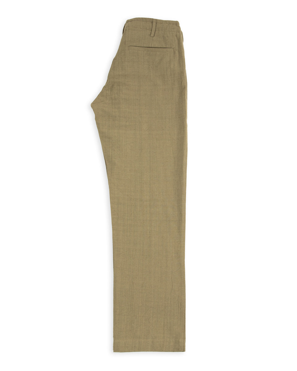 Indi + Ash Obelisk Pant - Sage Powerloom Canvas - Standard & Strange