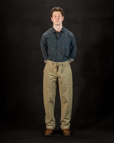 Indi + Ash Obelisk Pant - Sage Powerloom Canvas - Standard & Strange