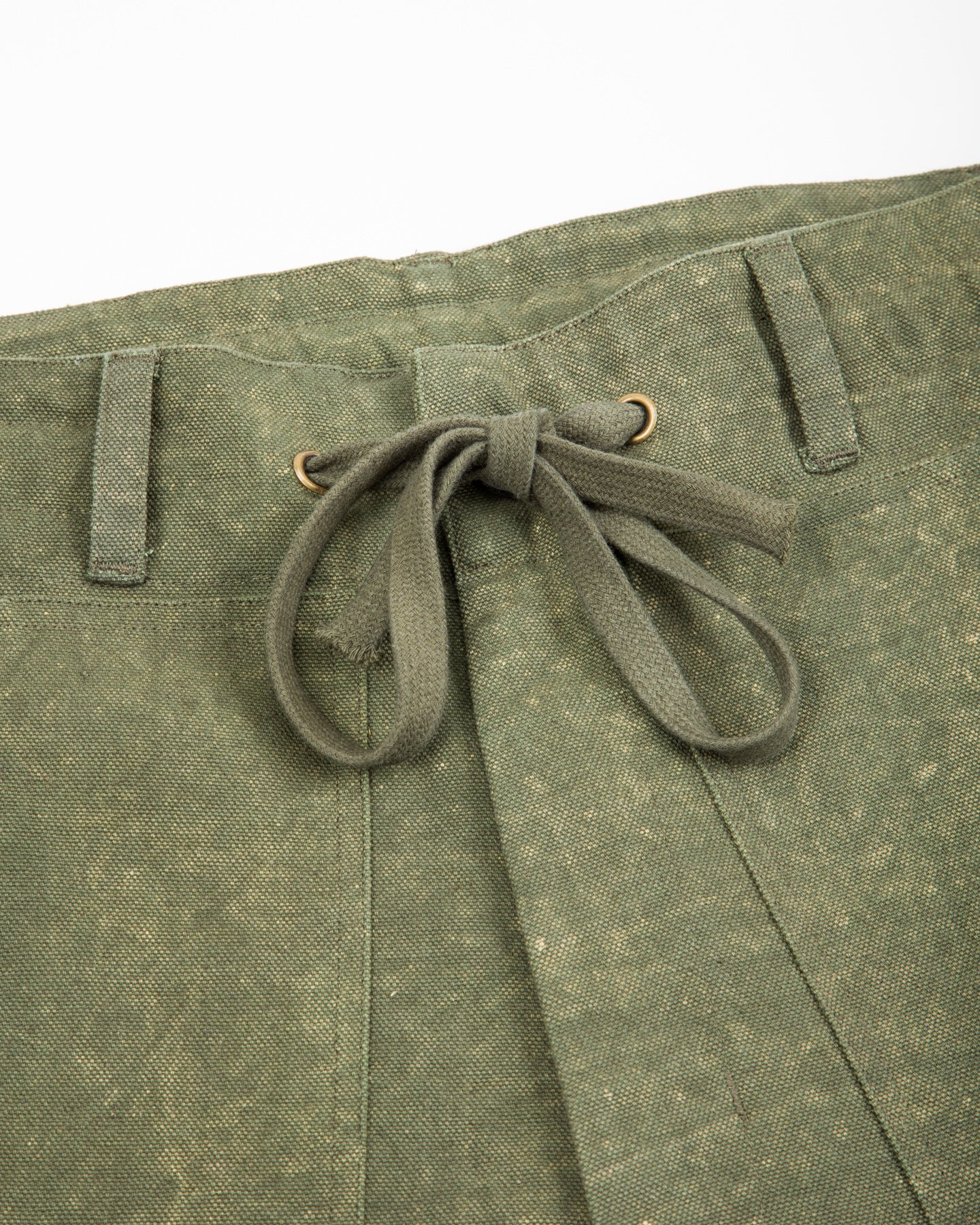 Indi + Ash Raka Pant - Forest Green Crackle Enzyme Canvas - Standard & Strange