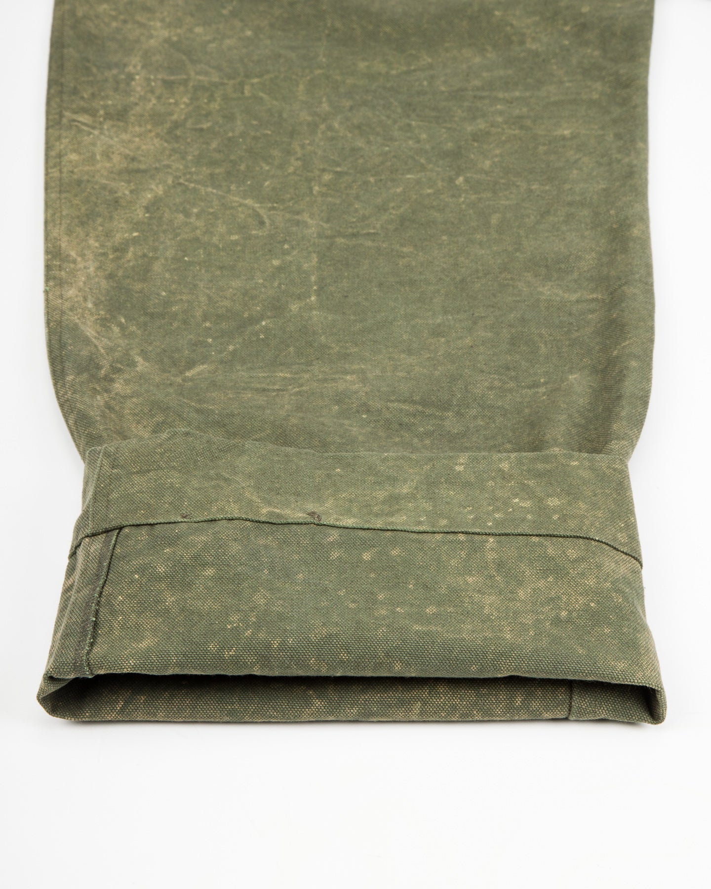 Indi + Ash Raka Pant - Forest Green Crackle Enzyme Canvas - Standard & Strange