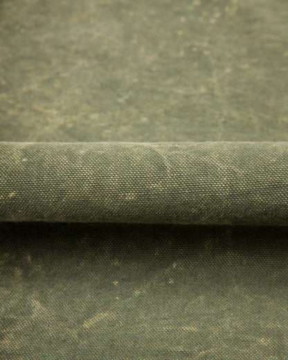 Indi + Ash Raka Pant - Forest Green Crackle Enzyme Canvas - Standard & Strange