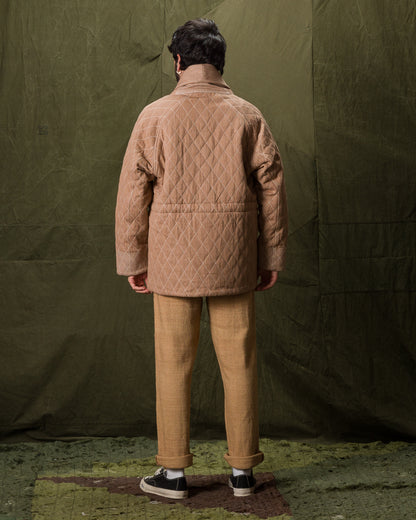 Indi + Ash Reversible Shawl Overcoat - Handwoven Desert Acacia Denim/Plaid - Standard & Strange