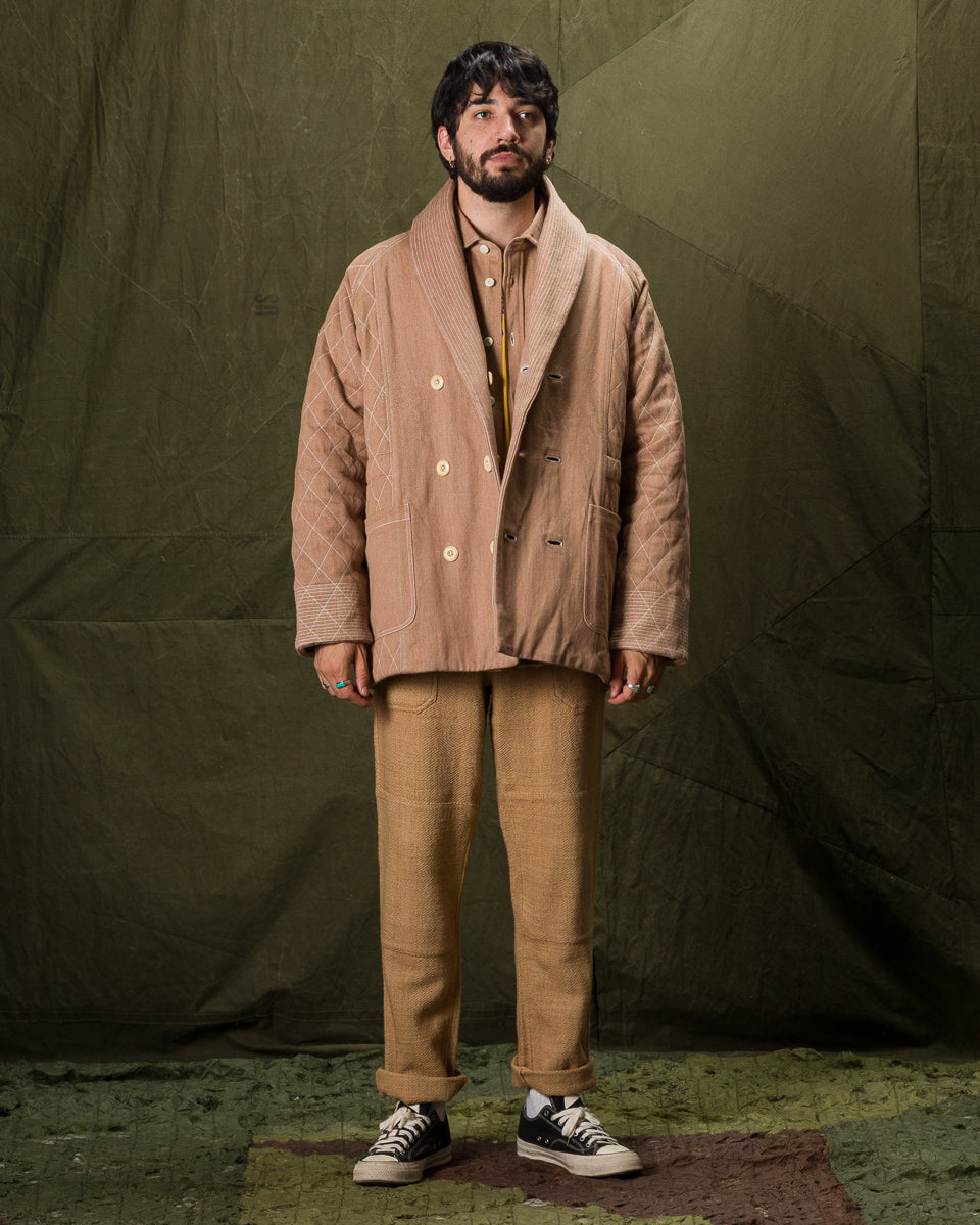 Indi + Ash Reversible Shawl Overcoat - Handwoven Desert Acacia