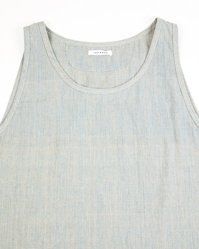 Indi + Ash Ripley Tank - Indigo/Natural Kala Cotton - Standard & Strange