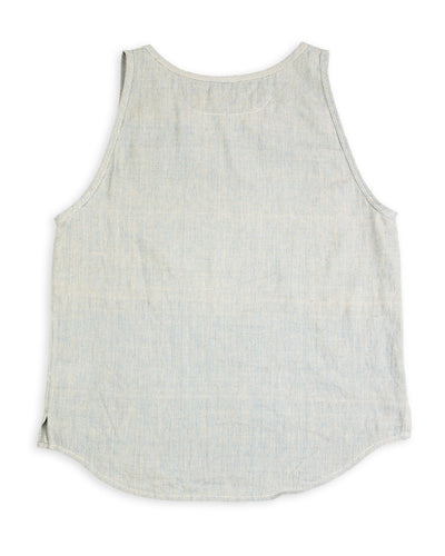 Indi + Ash Ripley Tank - Indigo/Natural Kala Cotton - Standard & Strange