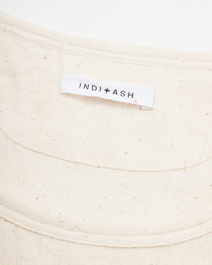 Indi + Ash Ripley Tank - Natural Handwoven Kala Cotton - Standard & Strange