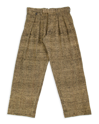 Indi + Ash Shakoor Pant - Handwoven Iron Black/Tan HB - Standard & Strange