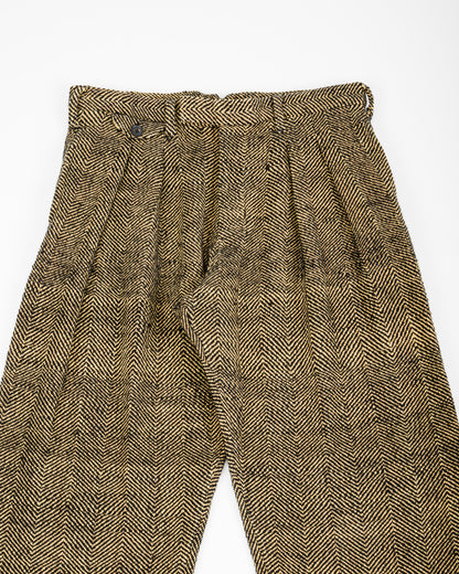 Indi + Ash Shakoor Pant - Handwoven Iron Black/Tan HB - Standard & Strange