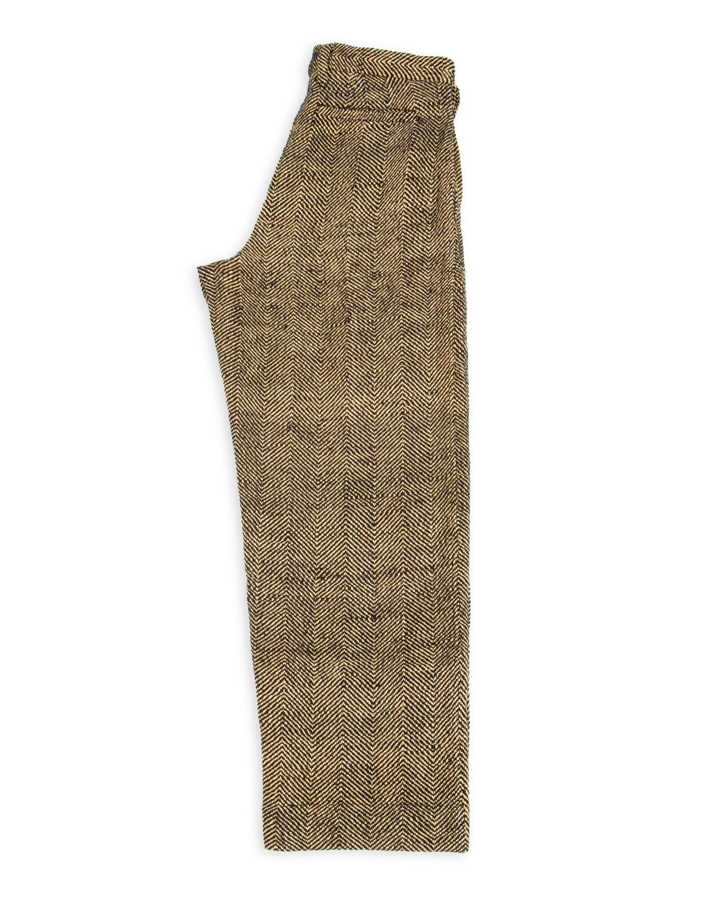 Indi + Ash Shakoor Pant - Handwoven Iron Black/Tan HB - Standard & Strange