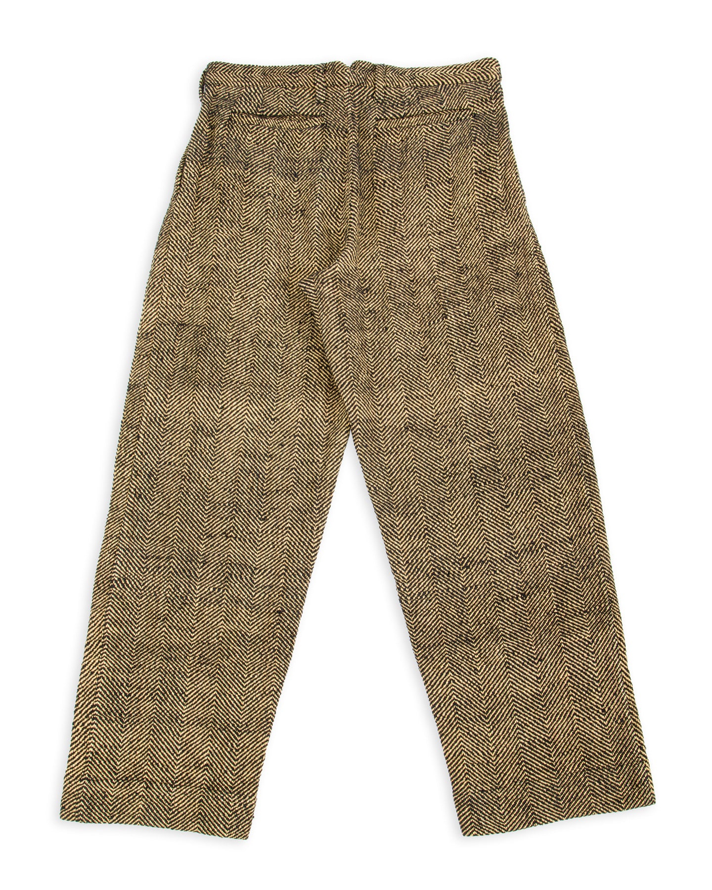 Indi + Ash Shakoor Pant - Handwoven Iron Black/Tan HB - Standard & Strange