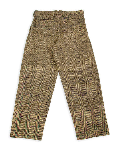 Indi + Ash Shakoor Pant - Handwoven Iron Black/Tan HB - Standard & Strange