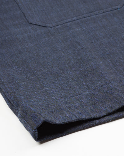 Indi + Ash Short Sleeve Hooded Smock - Iron/Indigo - Standard & Strange