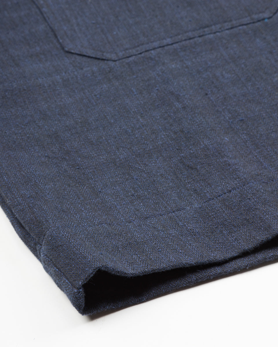 Indi + Ash Short Sleeve Hooded Smock - Iron/Indigo - Standard & Strange